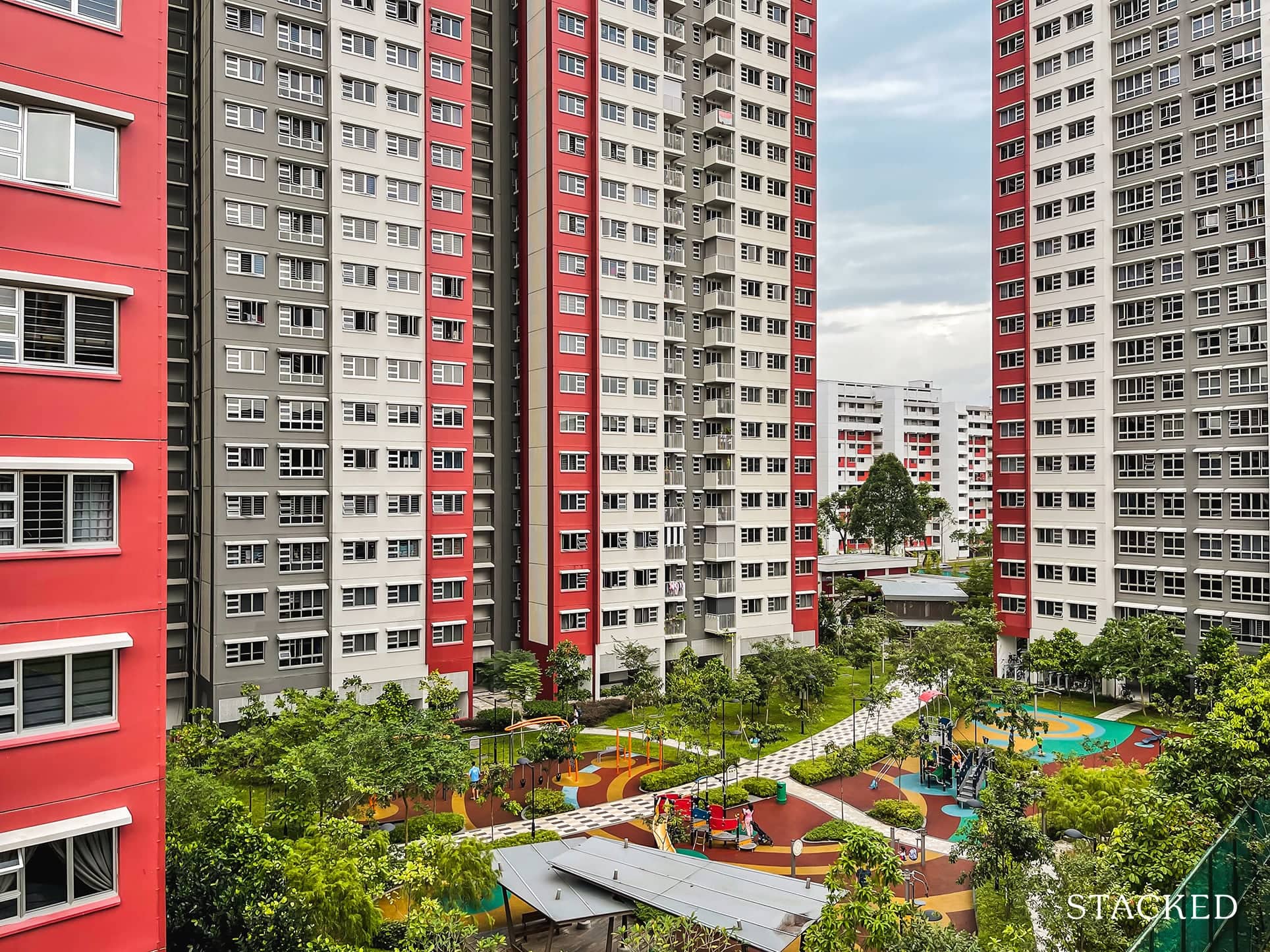 Ang Mo Kio Court 46 top view blocks and facilities