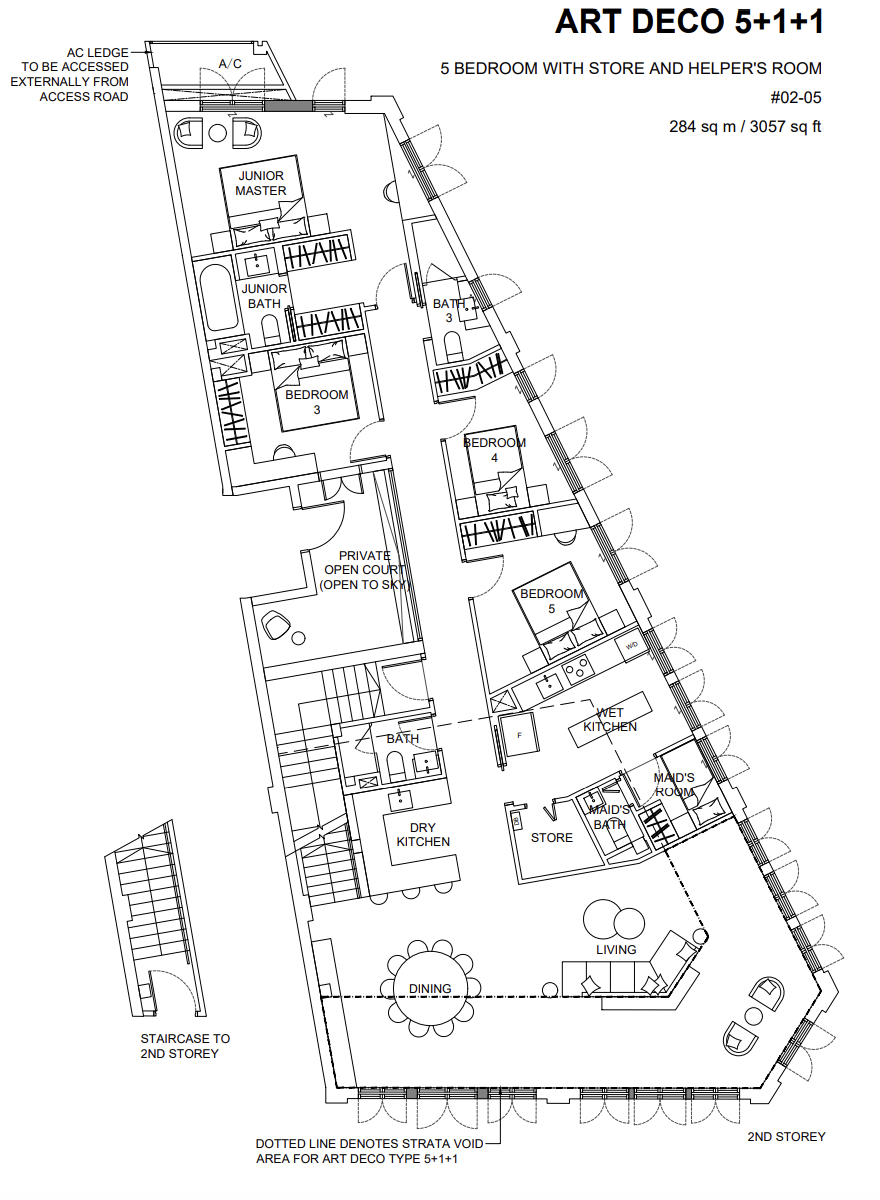 atlassia 5 bedroom floorplan