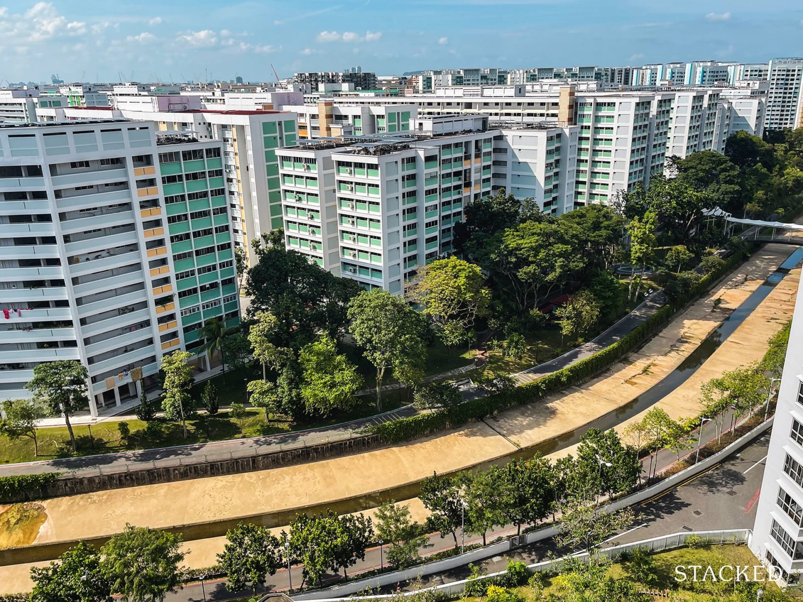 Adora Green 54 top view buildings