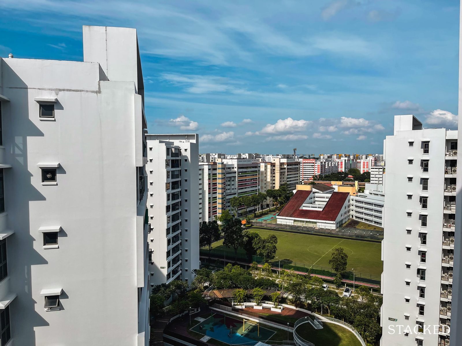 Adora Green 62 top view buildings