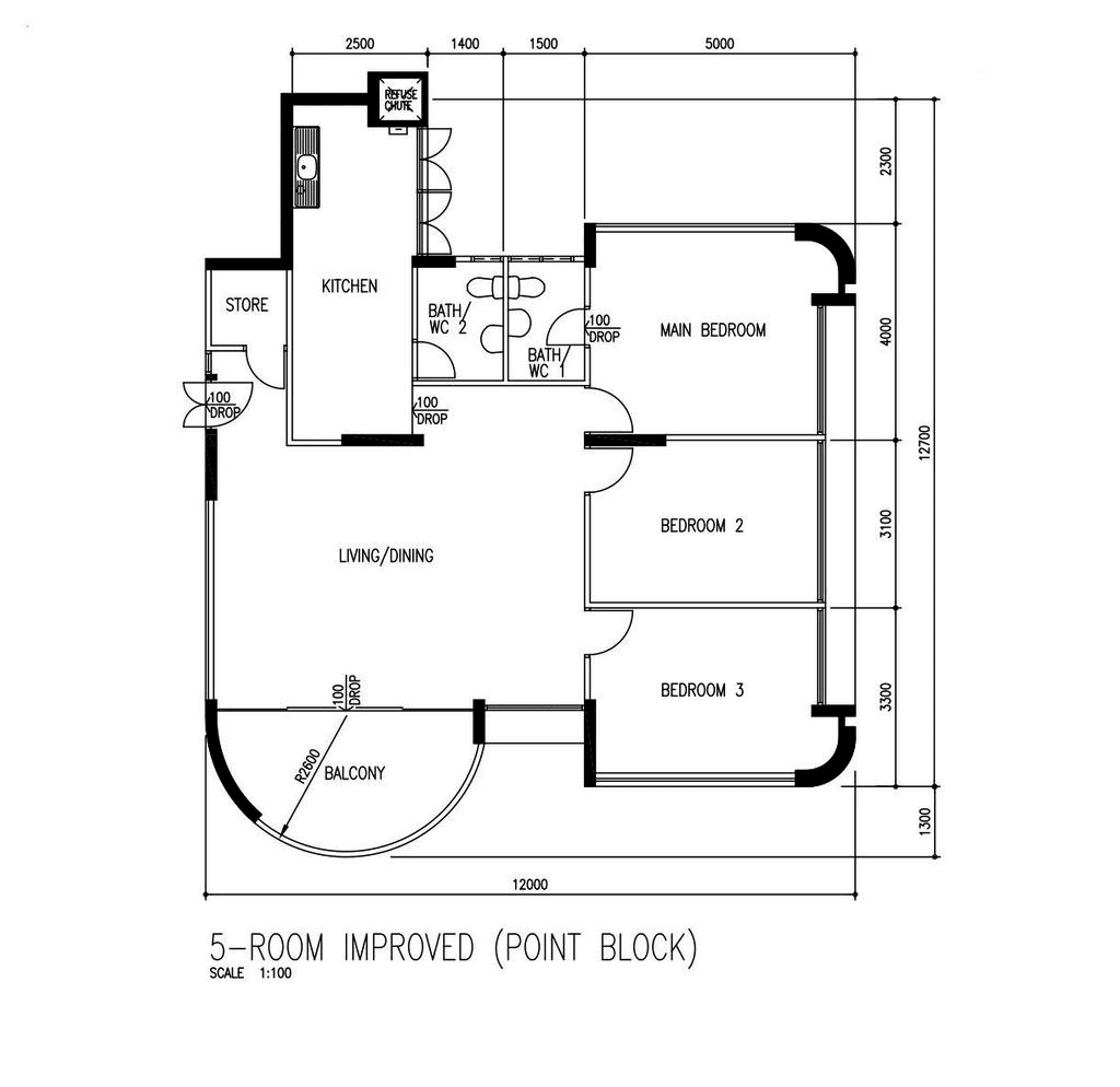 delta curved balcony