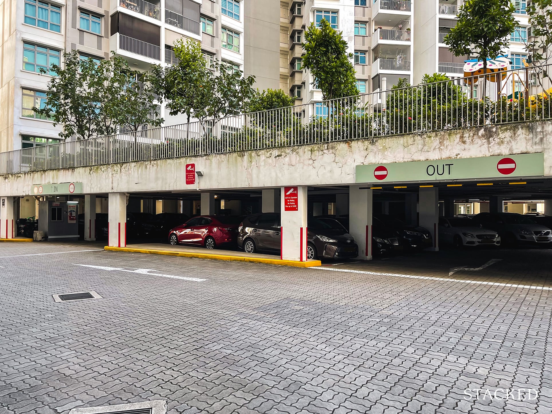 Parkland Residences DBSS parking