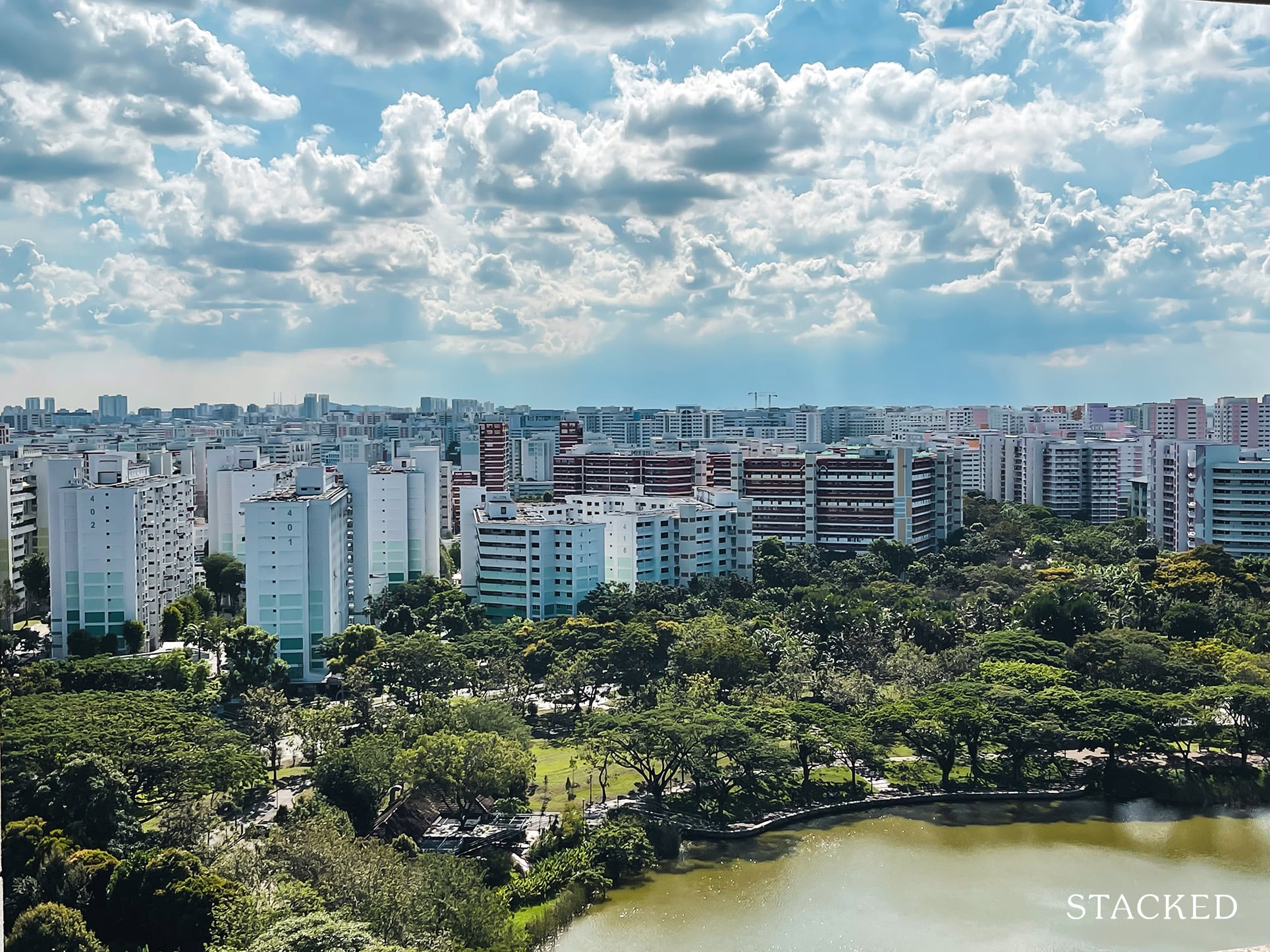 Parkland Residences DBSS top view buildings