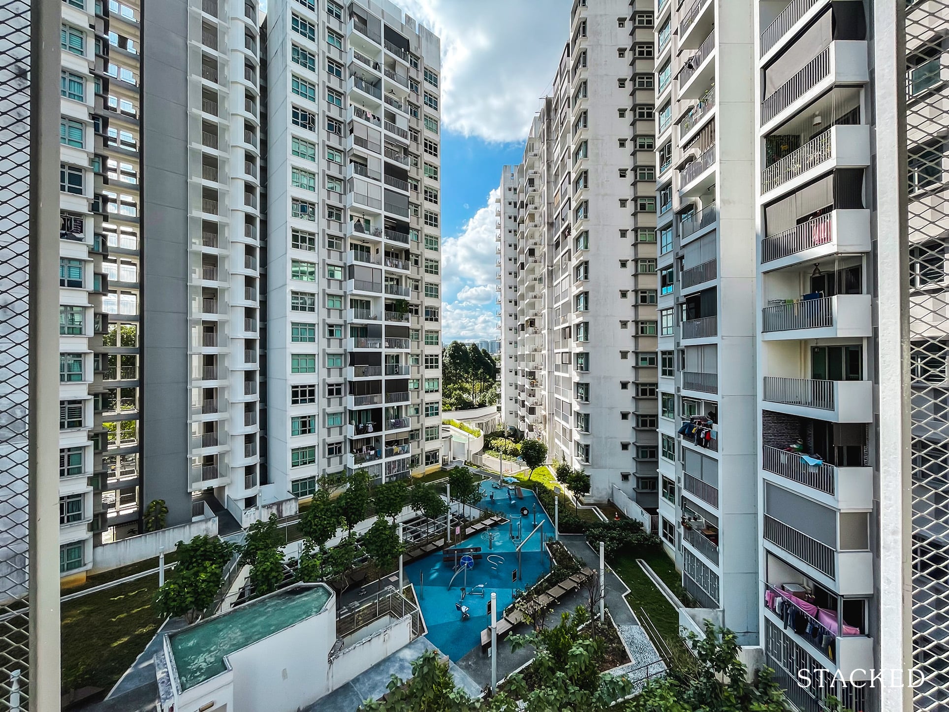 Parkland Residences DBSS inner facing blocks