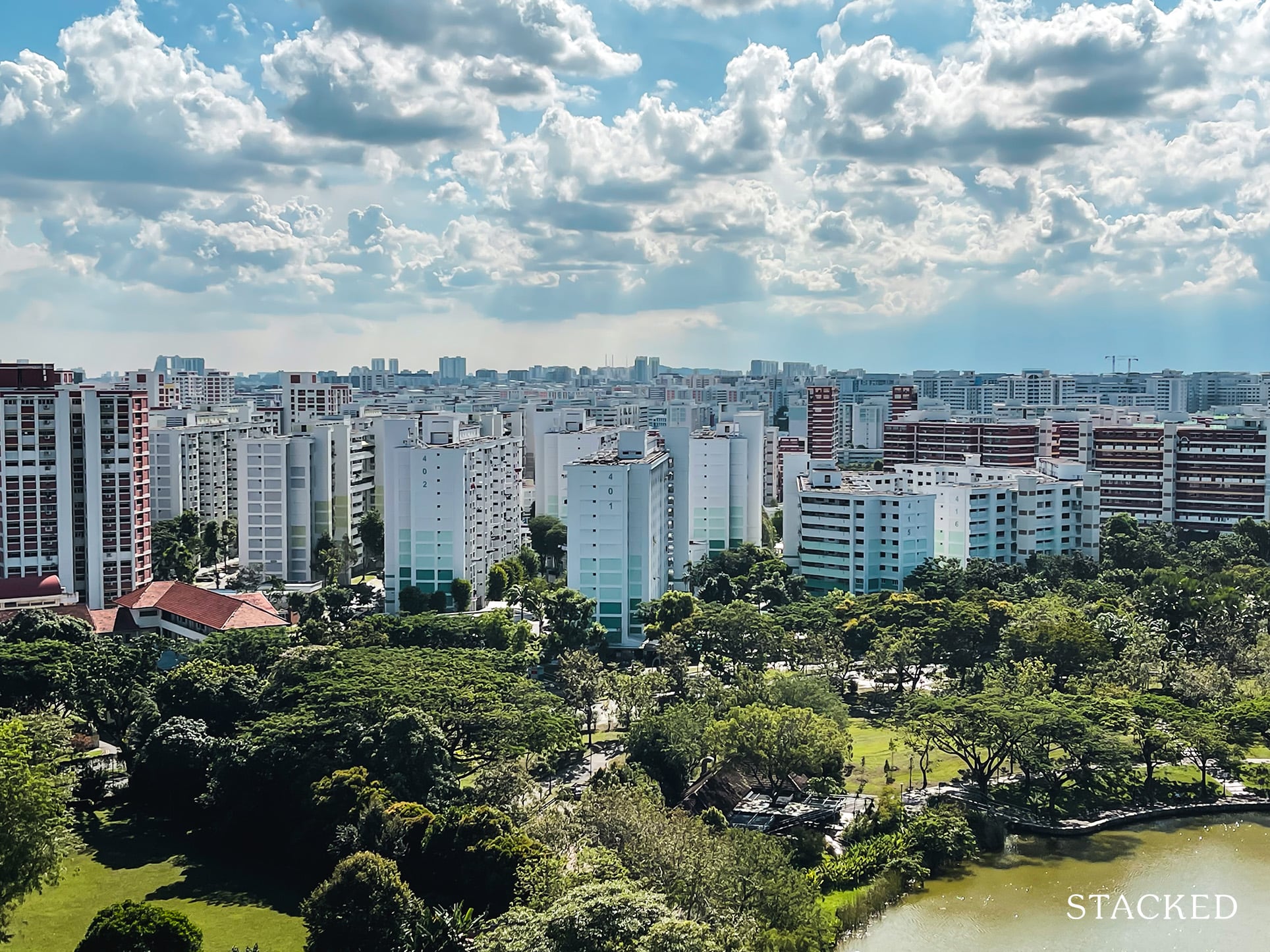 Parkland Residences DBSS 66 top view buildings