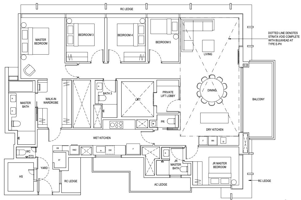 the continuum 5 bedroom floorplan
