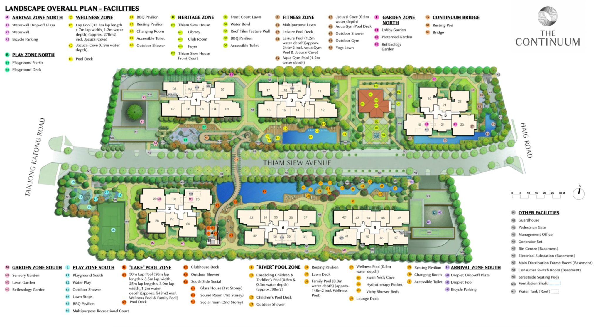 the continuum site plan sky