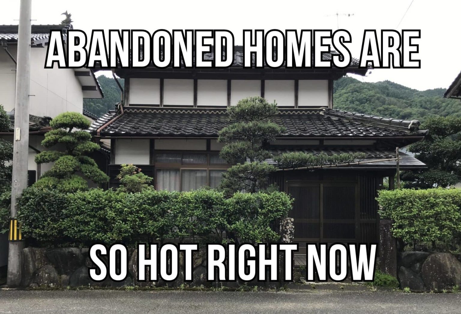Japanese abandoned homes