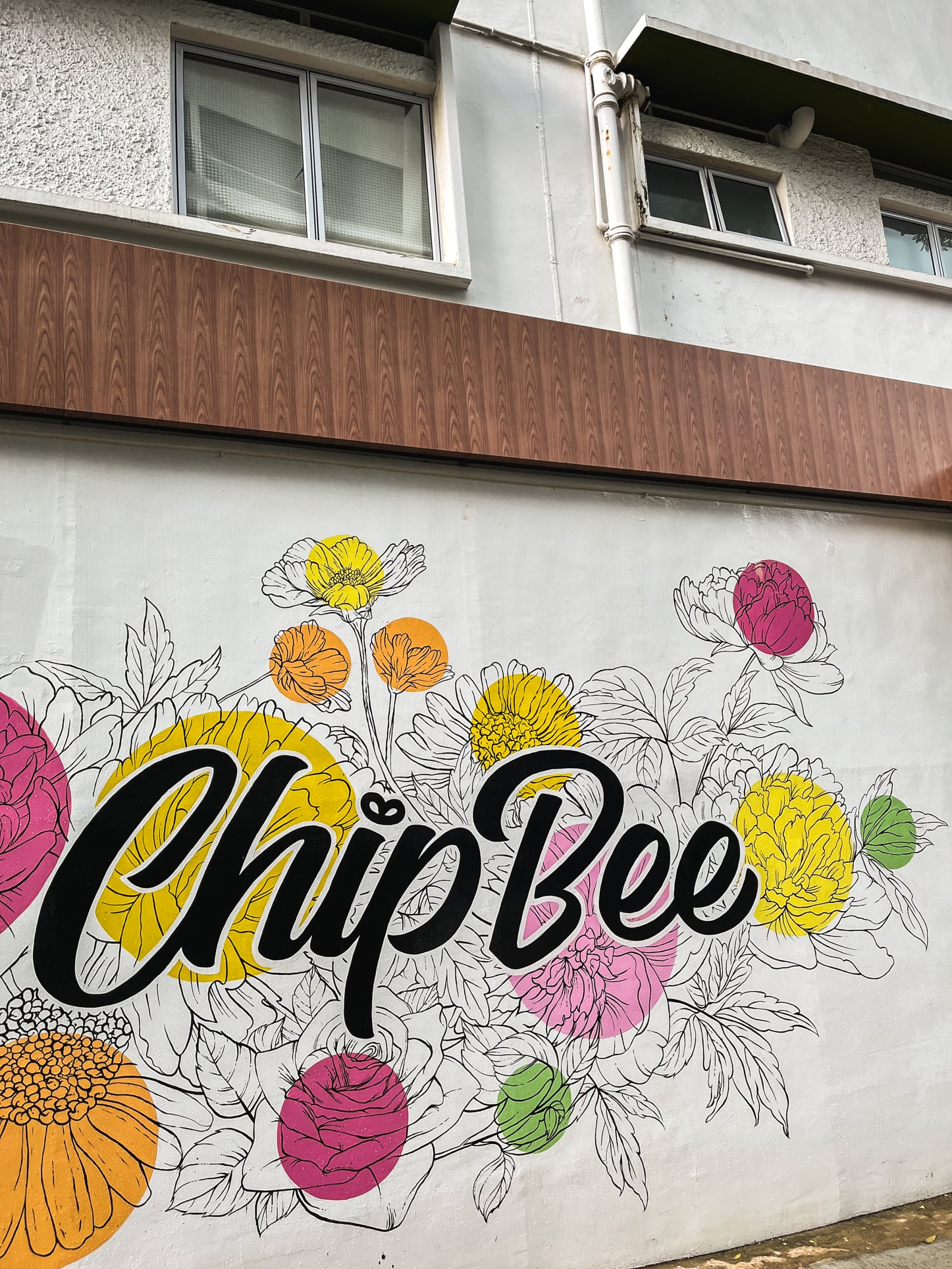 chip bee gardens mural