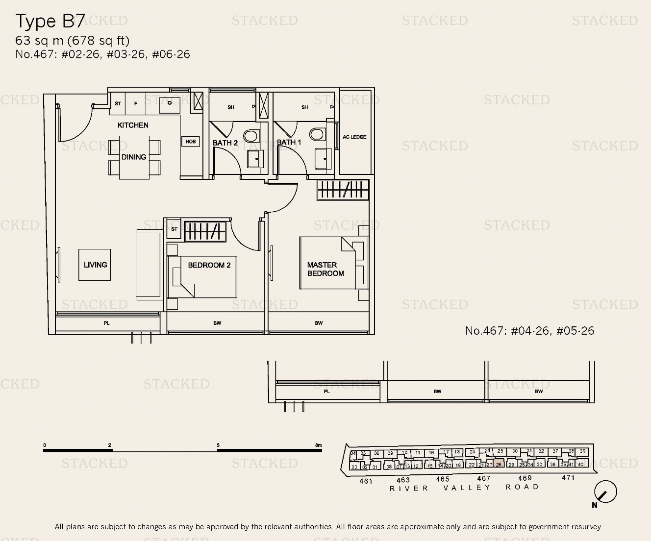 rv residences floor plan