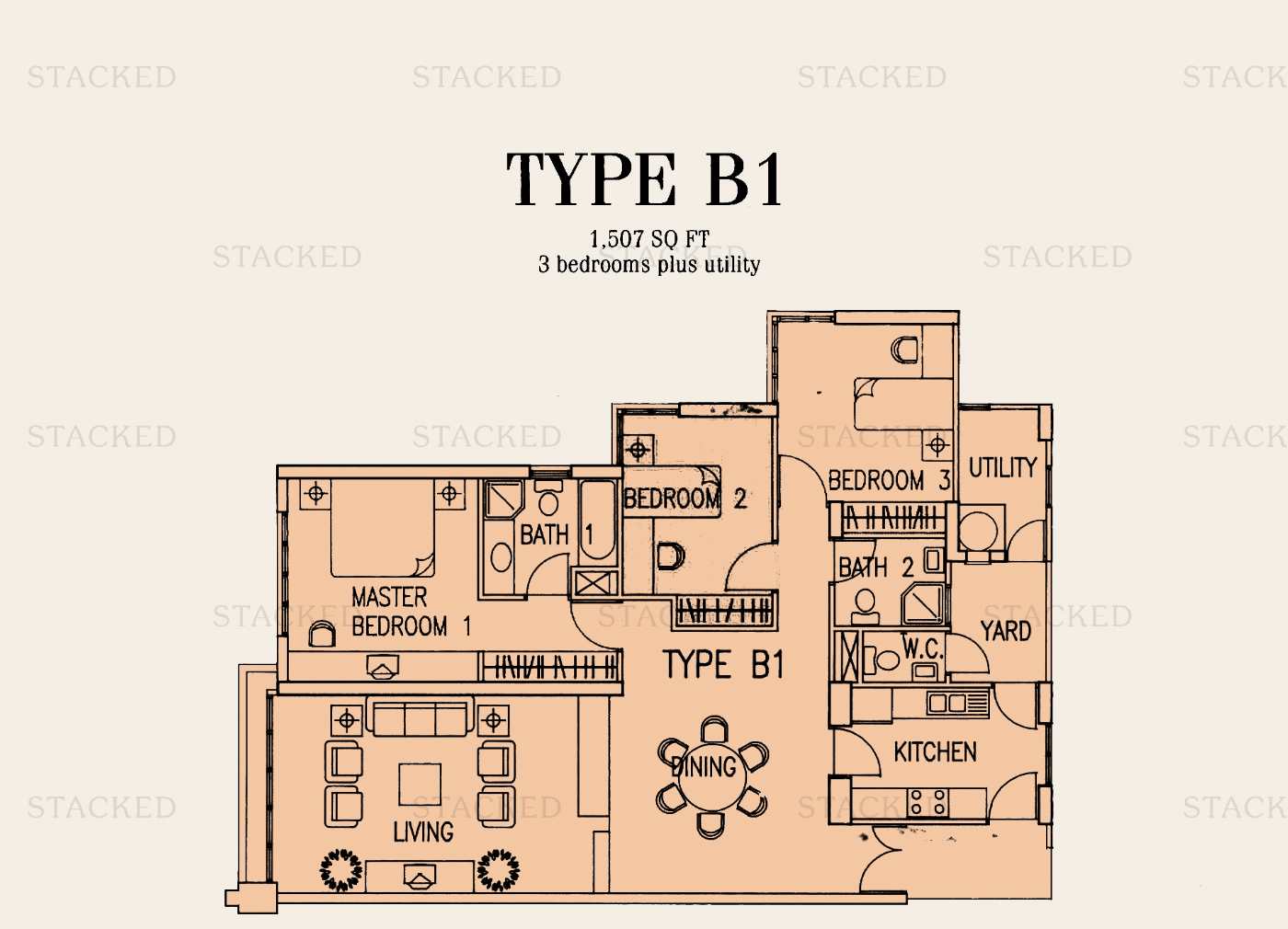 tiara condo floor plan