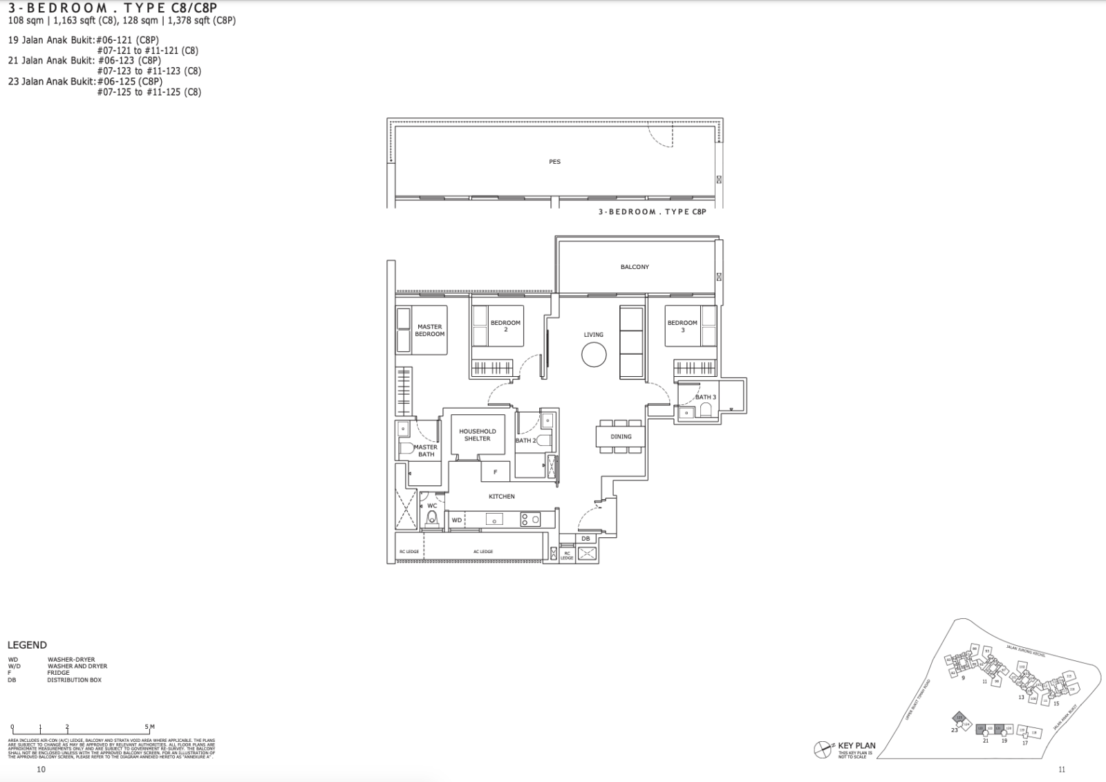reserve residences 3 bedroom floorplan