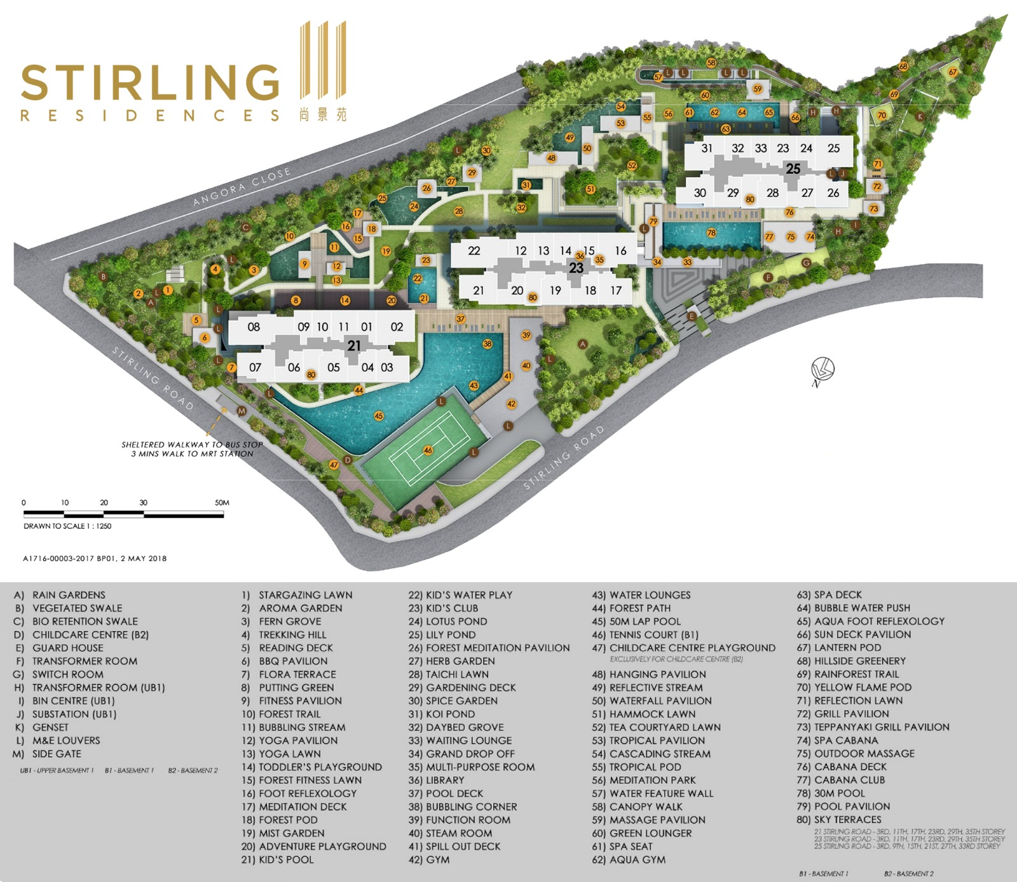 Stirling Residences Siteplan