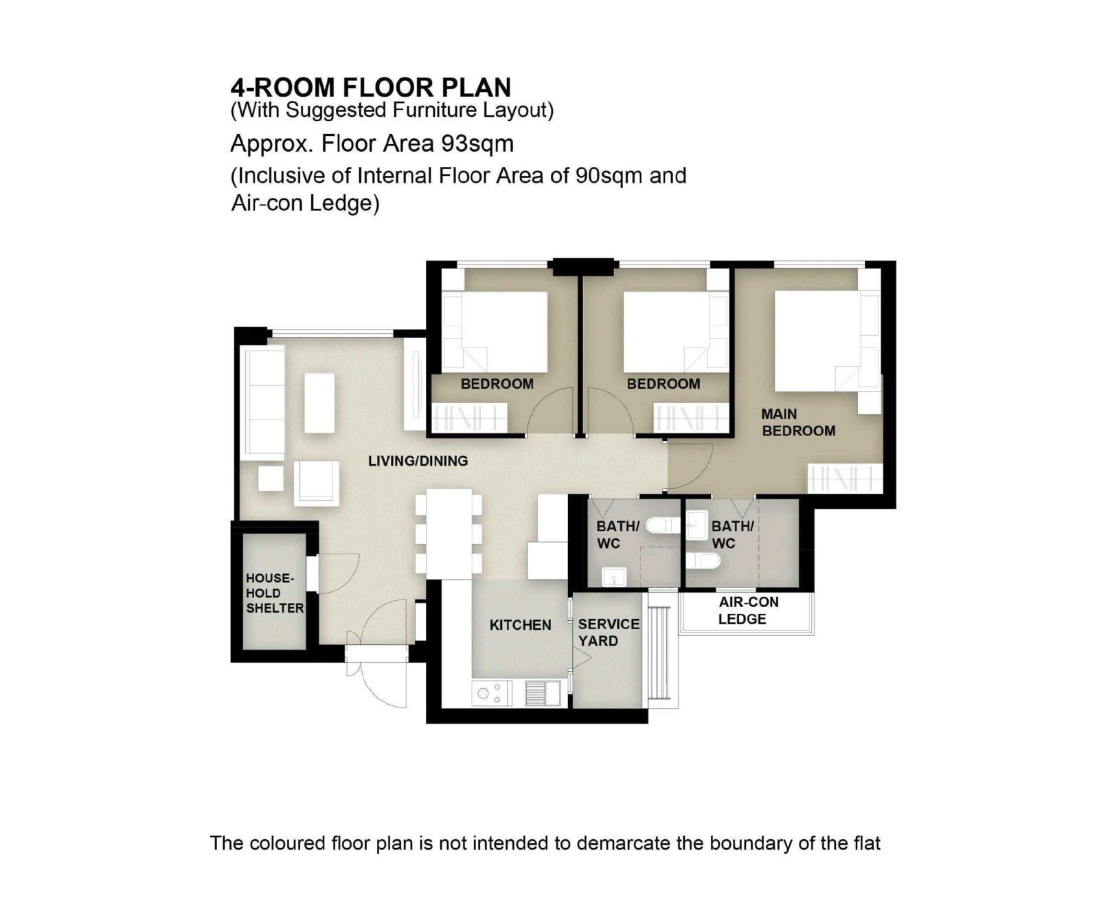Farrer Park Arena 4 Room Floor Plan