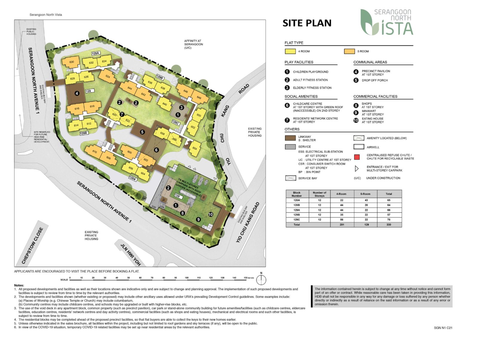 Serangoon North Vista Site Plan