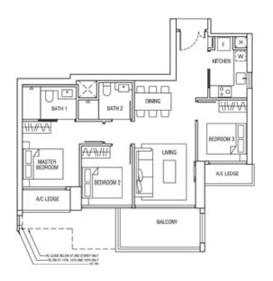 alex residences floor plan