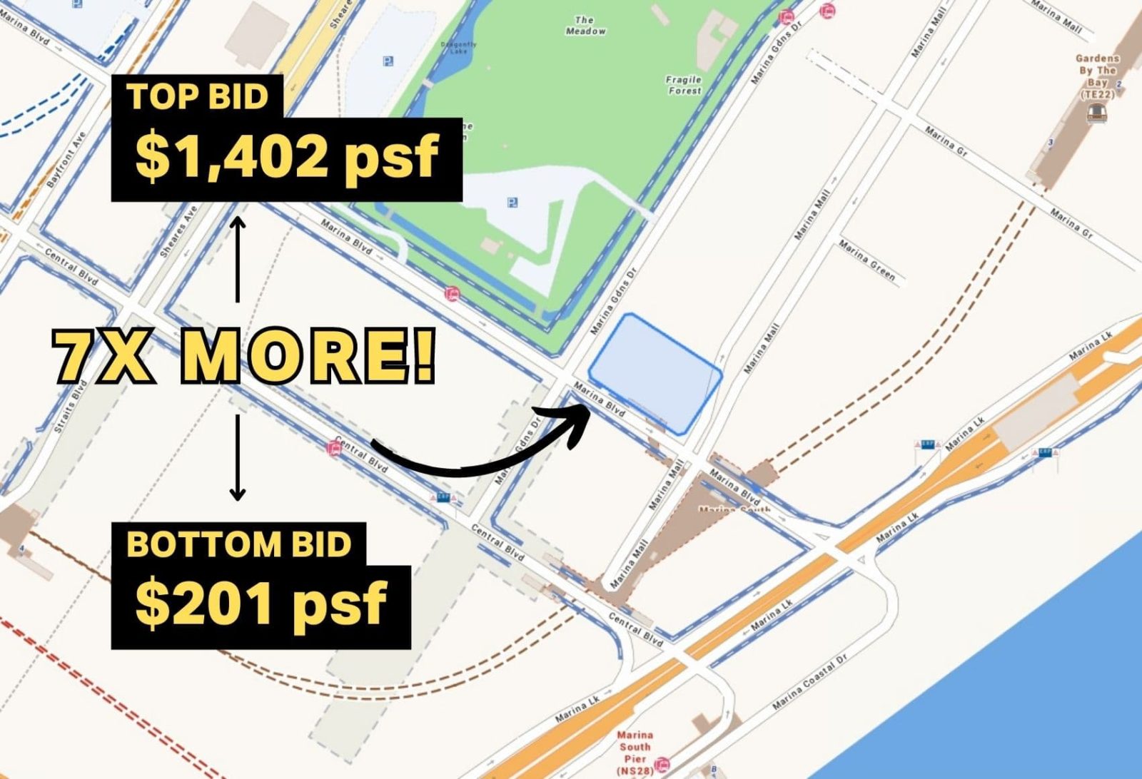 This Plot Of Land In Marina Bay Got Real Estate Experts Totally Divided