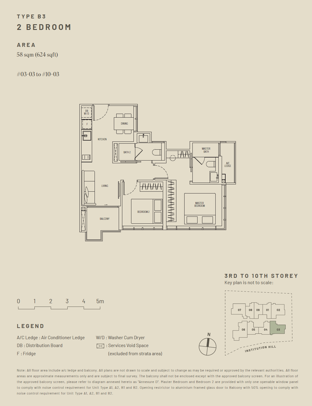 hill house 2 bedroom unit