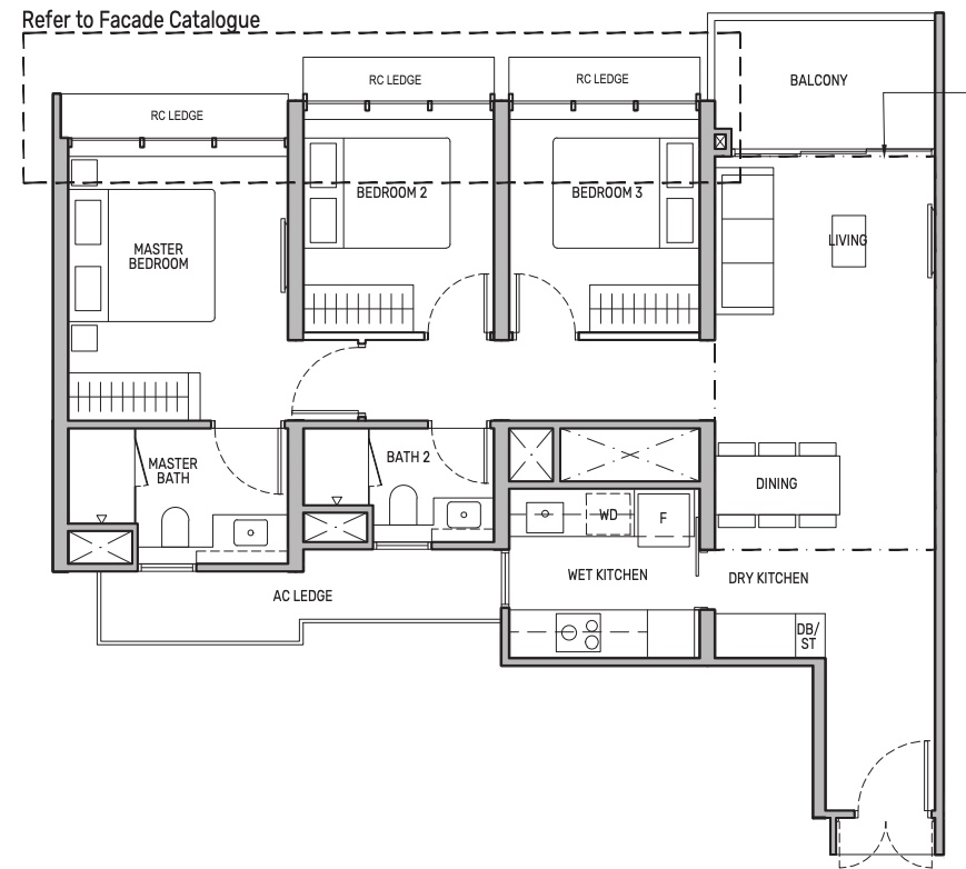 Tembusu Grand 3 Bedroom