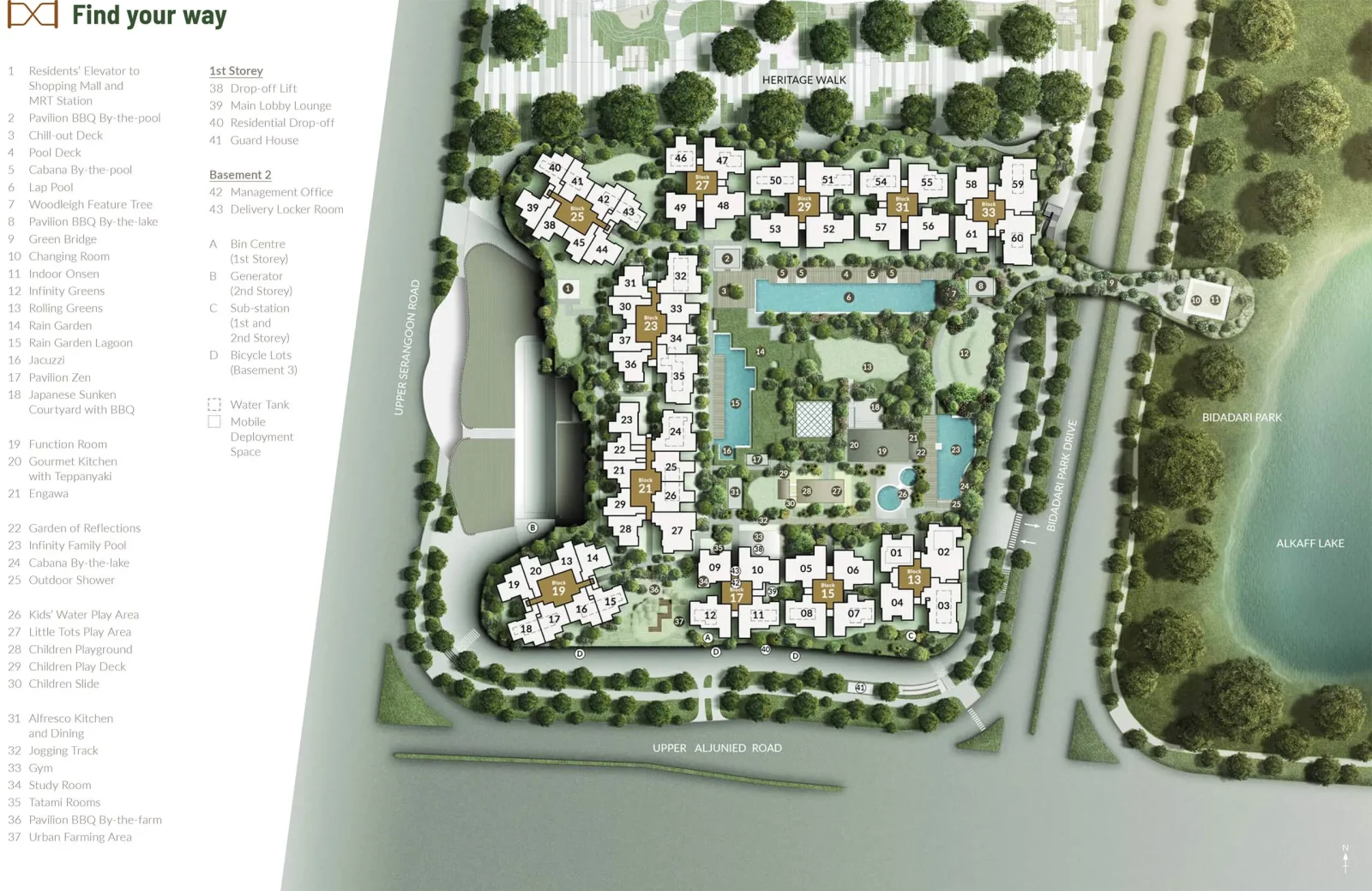 Woodleigh Residences Site Map