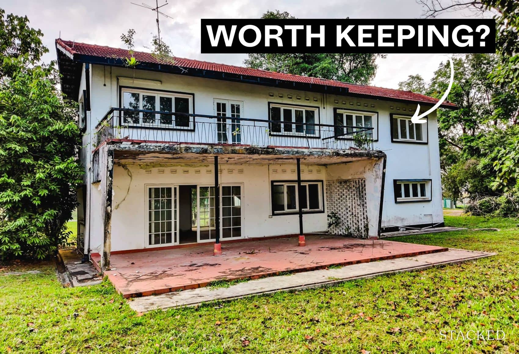 singapore black white conserved houses dilapidated