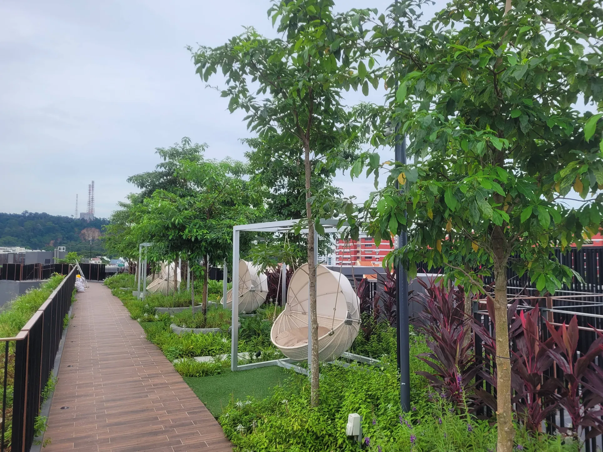 Rooftop Garden Swing