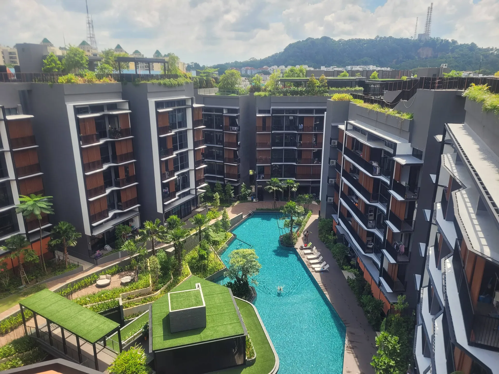 Rooftop Garden view