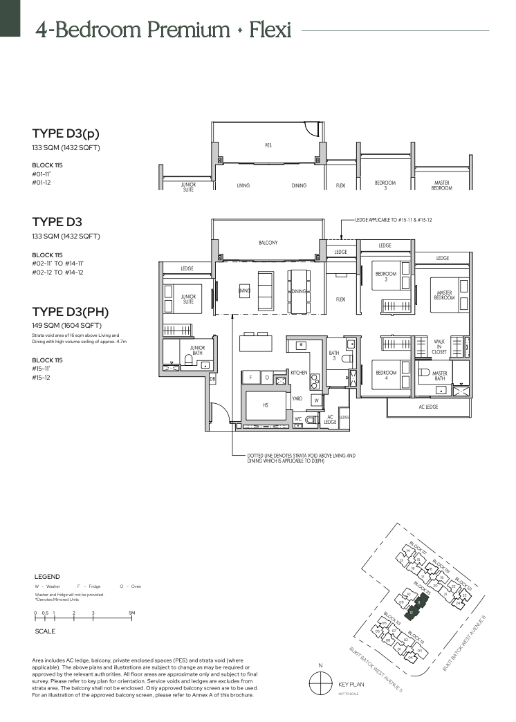 altura 4 bedroom premium flexi 1 layout