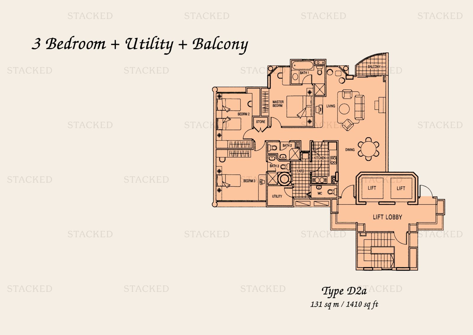 Tanglin Regency floor plan 1