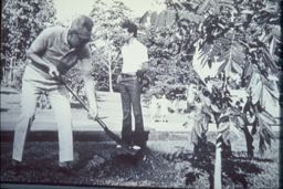 Lee Kuan Yew then Prime Minister at Tree Planting Day in 1980 small 38