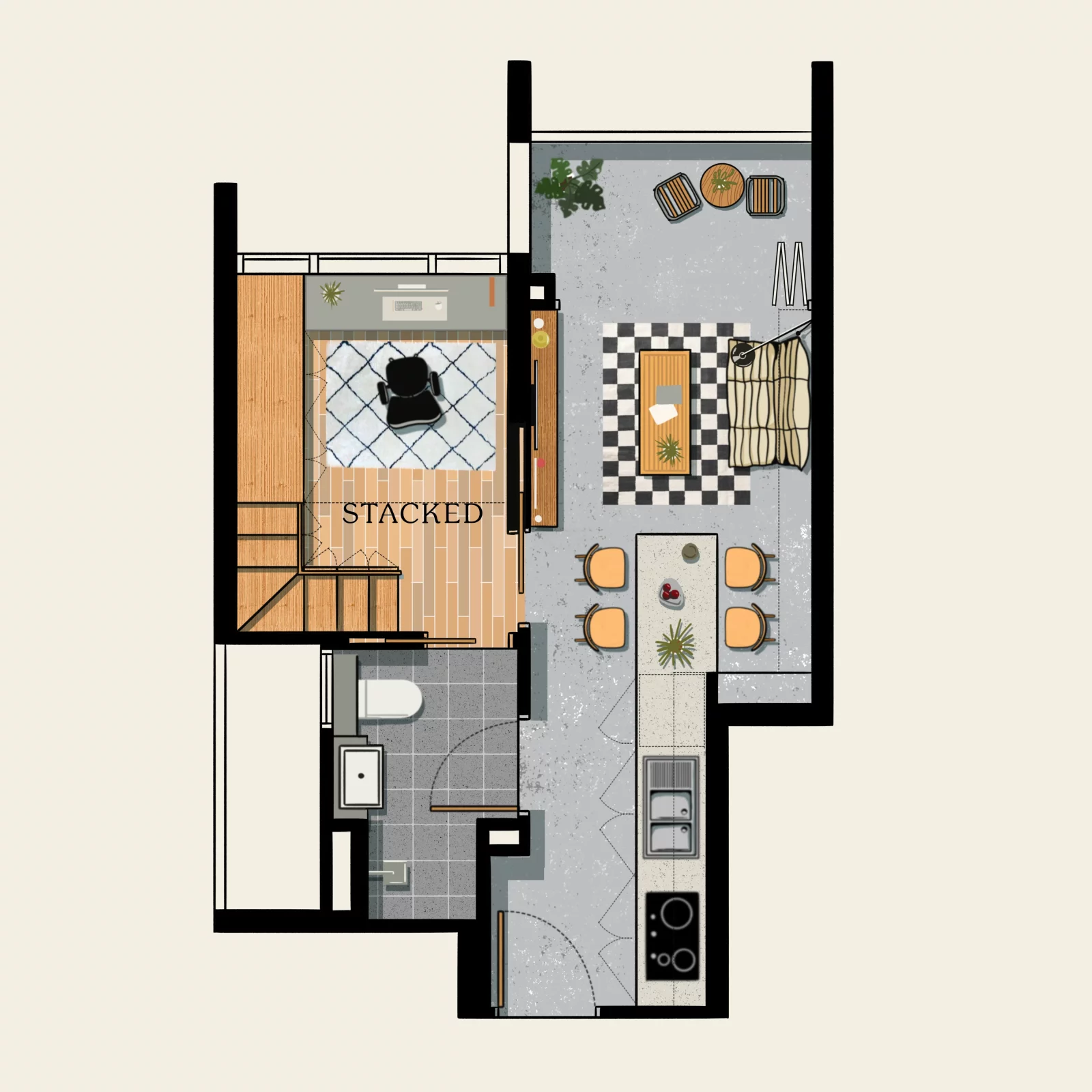 1 bedroom murphy