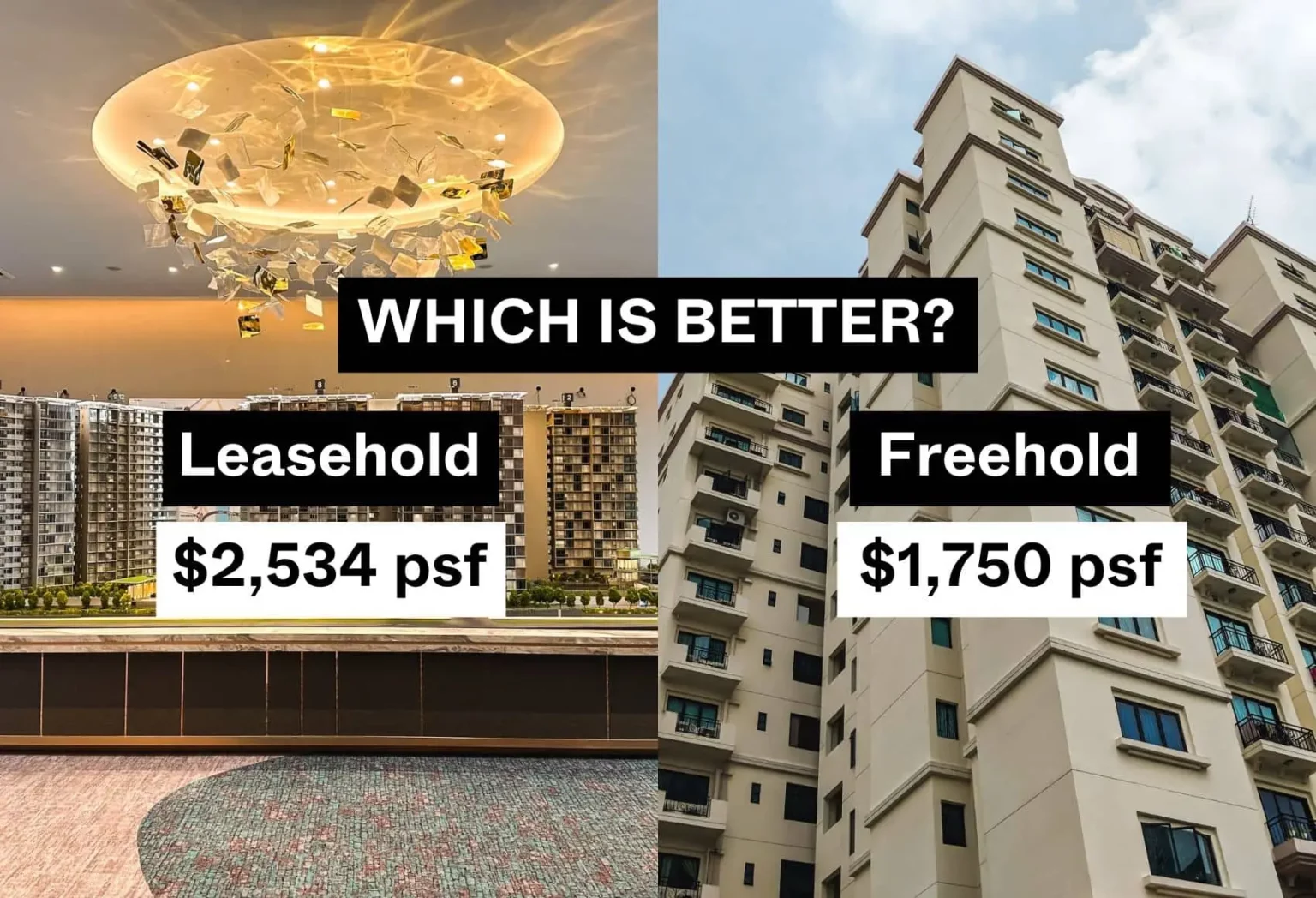 leasehold vs freehold which is better