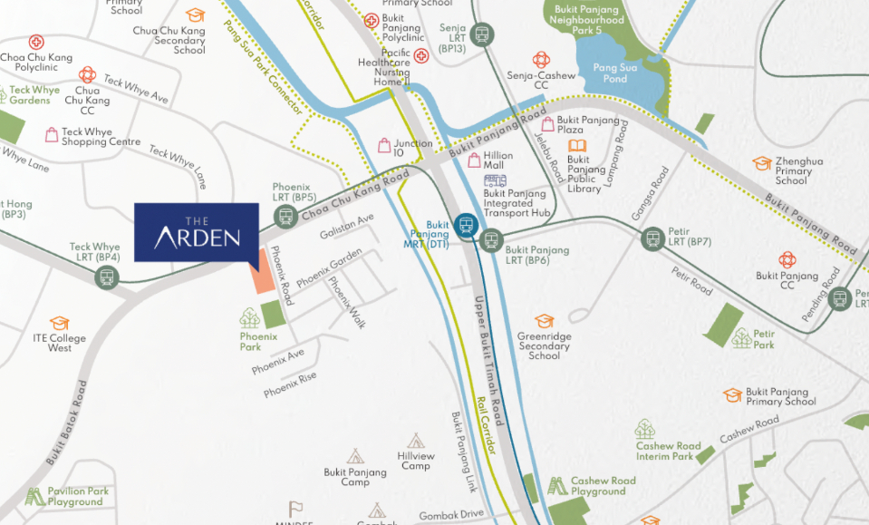 the arden location