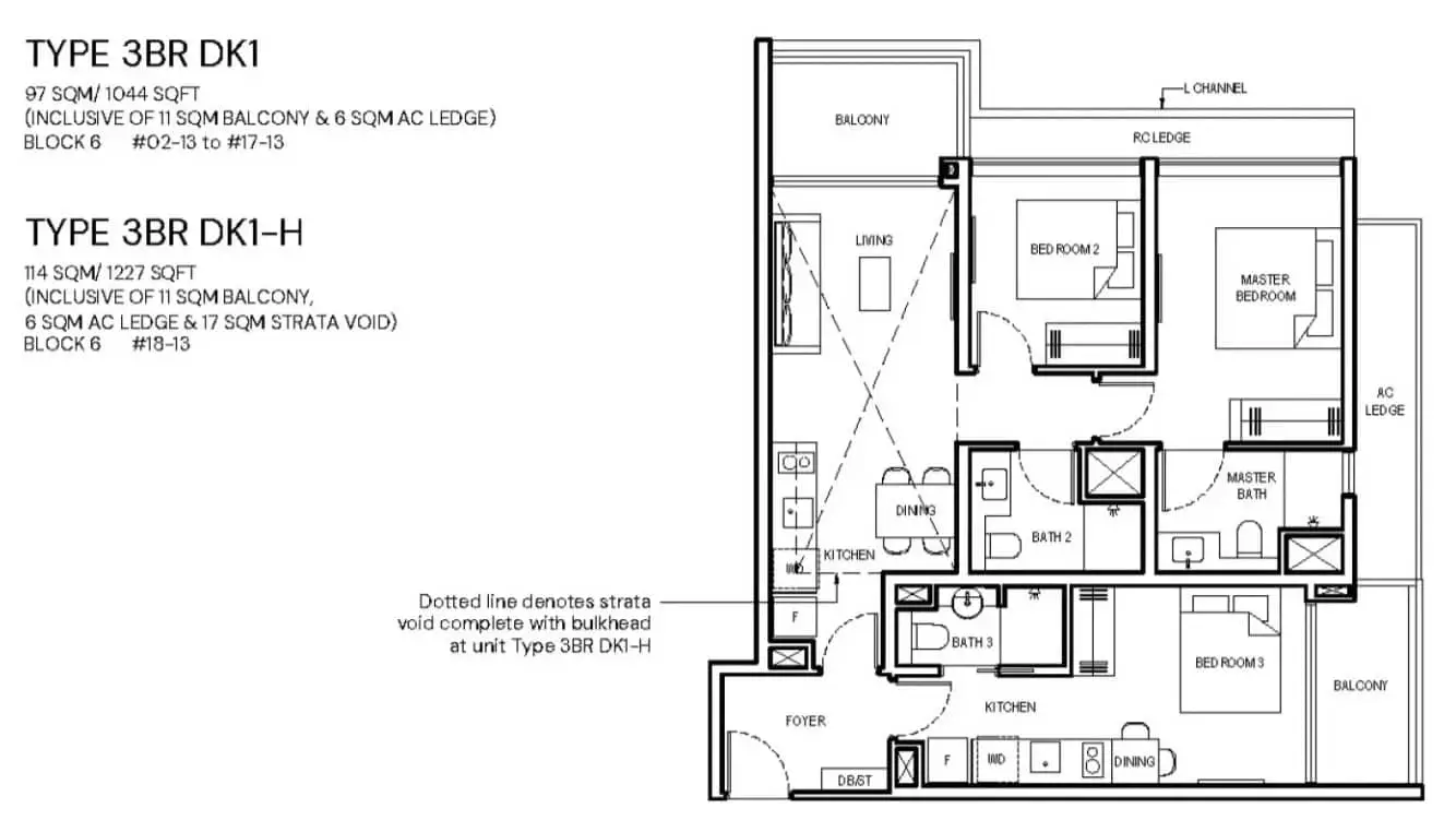 Grand Dunman 3 Bedroom Dual Key