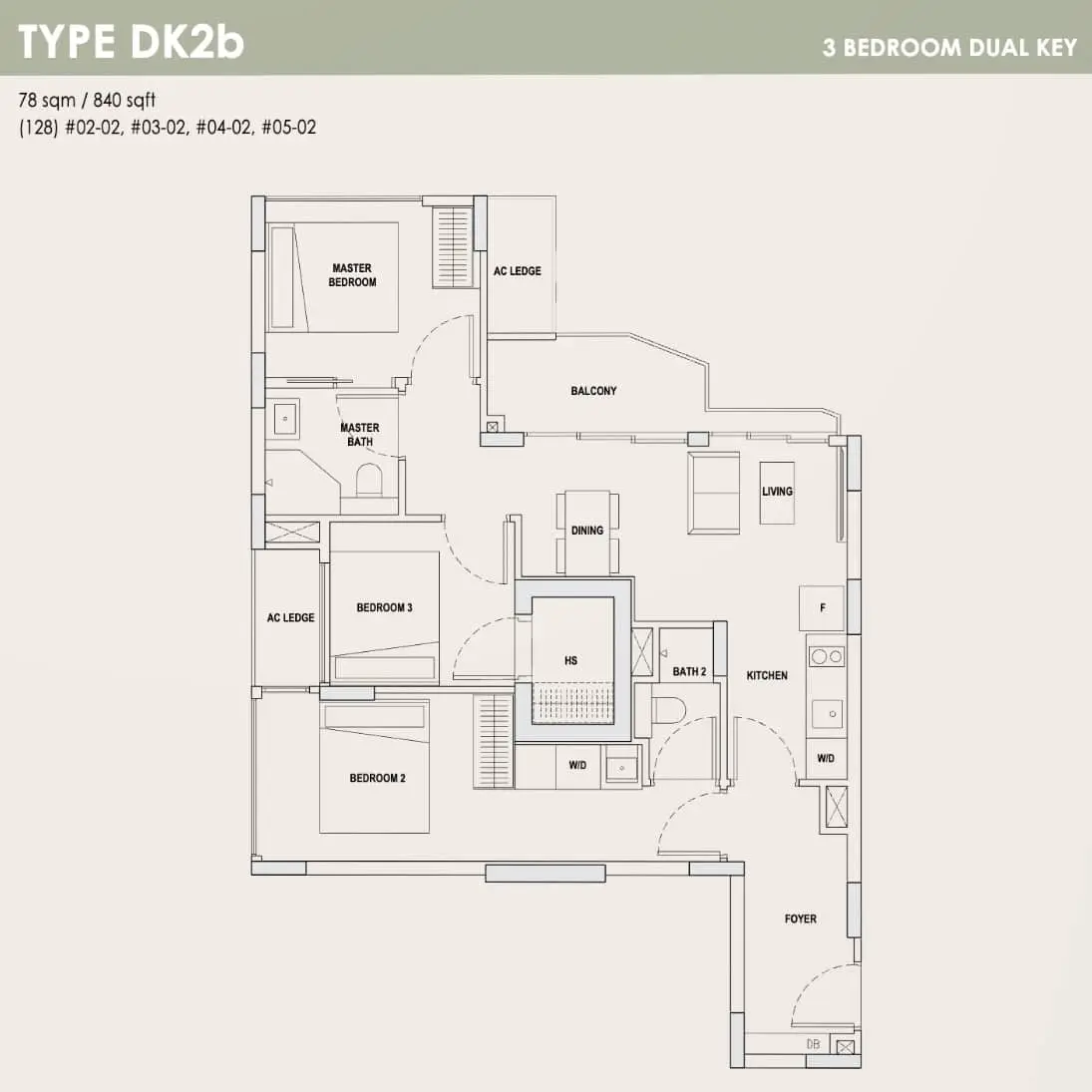 Orchard Sophia 3 Bedroom Dual Key