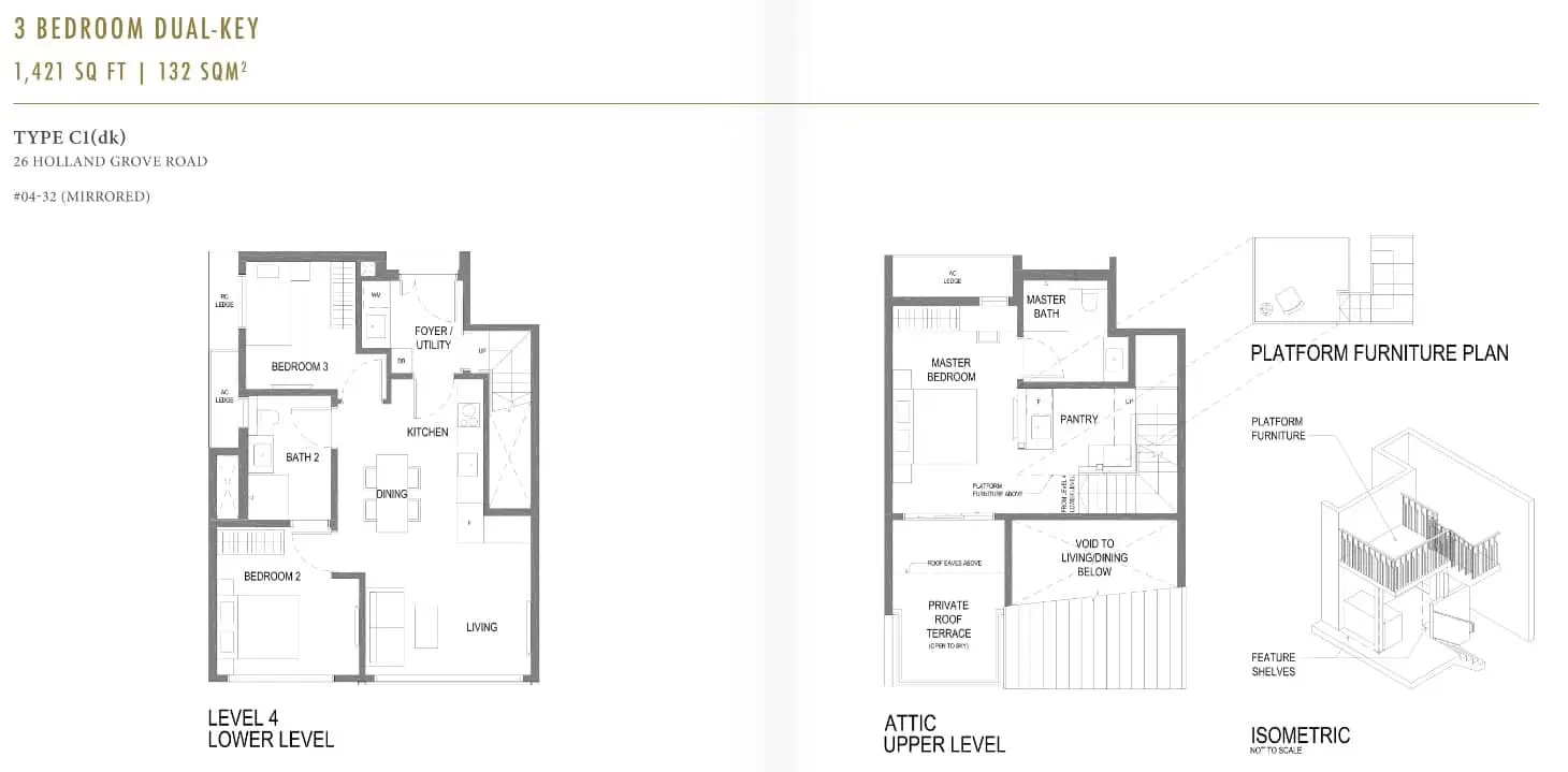 Parksuites 3 Bedroom Dual Key