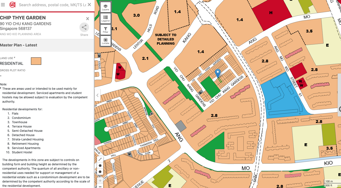 Yio Chu Kang Gardens Landed Estate