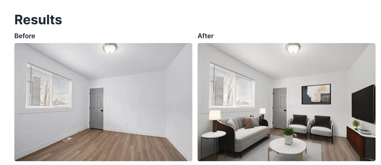 Midjourneys and Virtual staging Apps