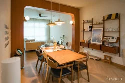Changi Green Mid Century Modern Interior Dining Room 4