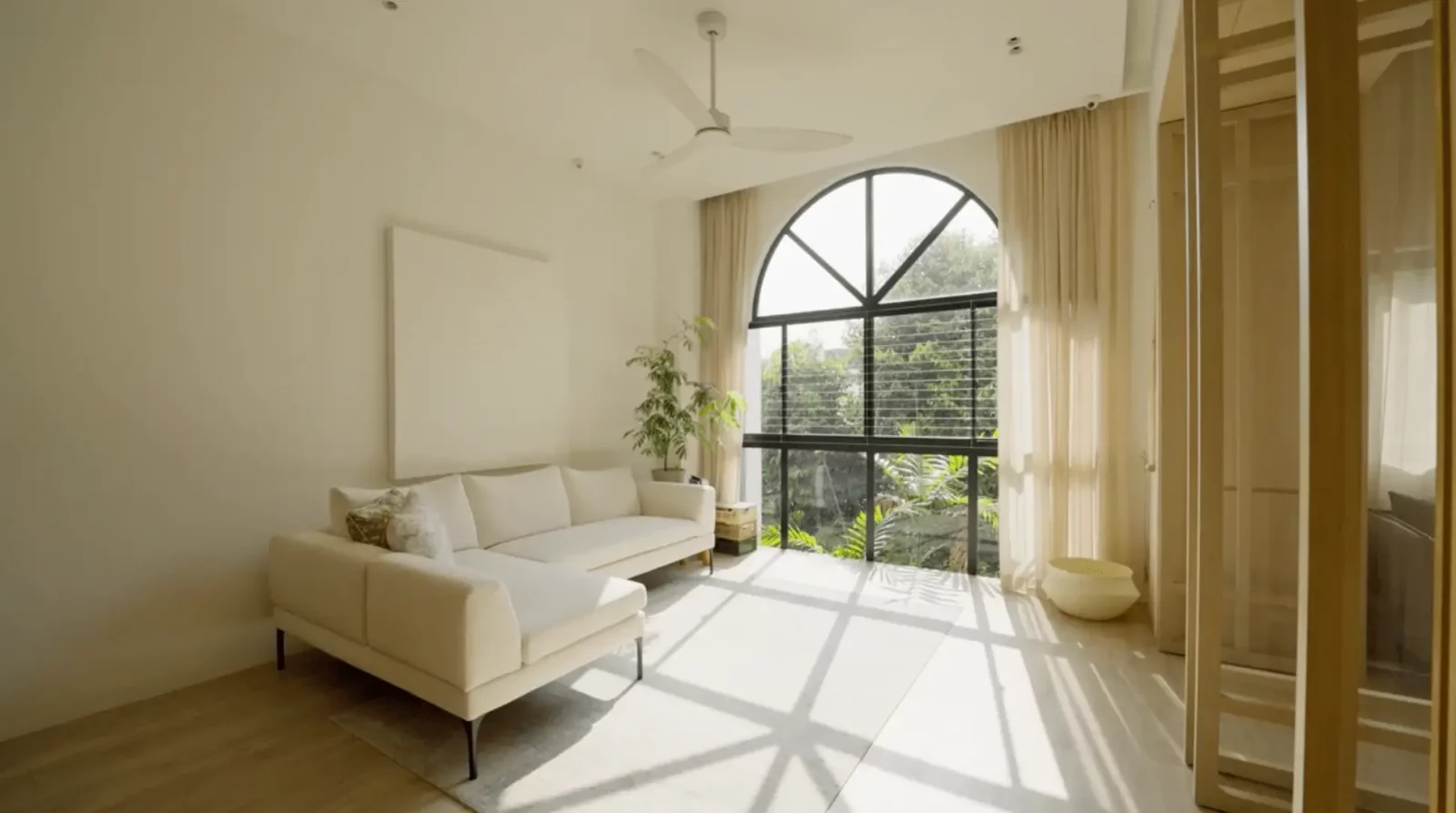 Inside A Serene Apartment Sanctuary Nestled Amidst Lush Greenery 5