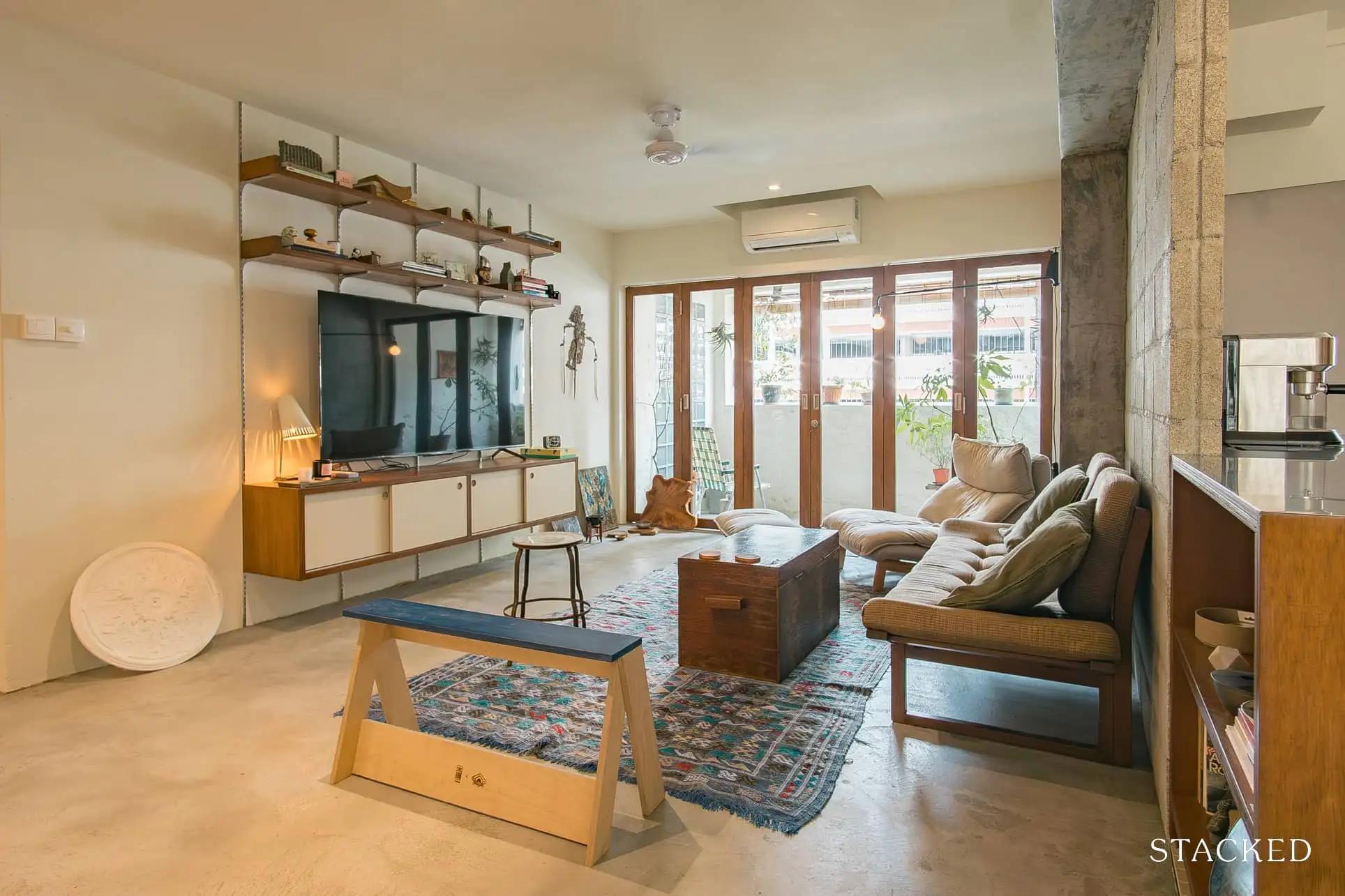 Bedok South Brutalist Mid Century Living Room 5