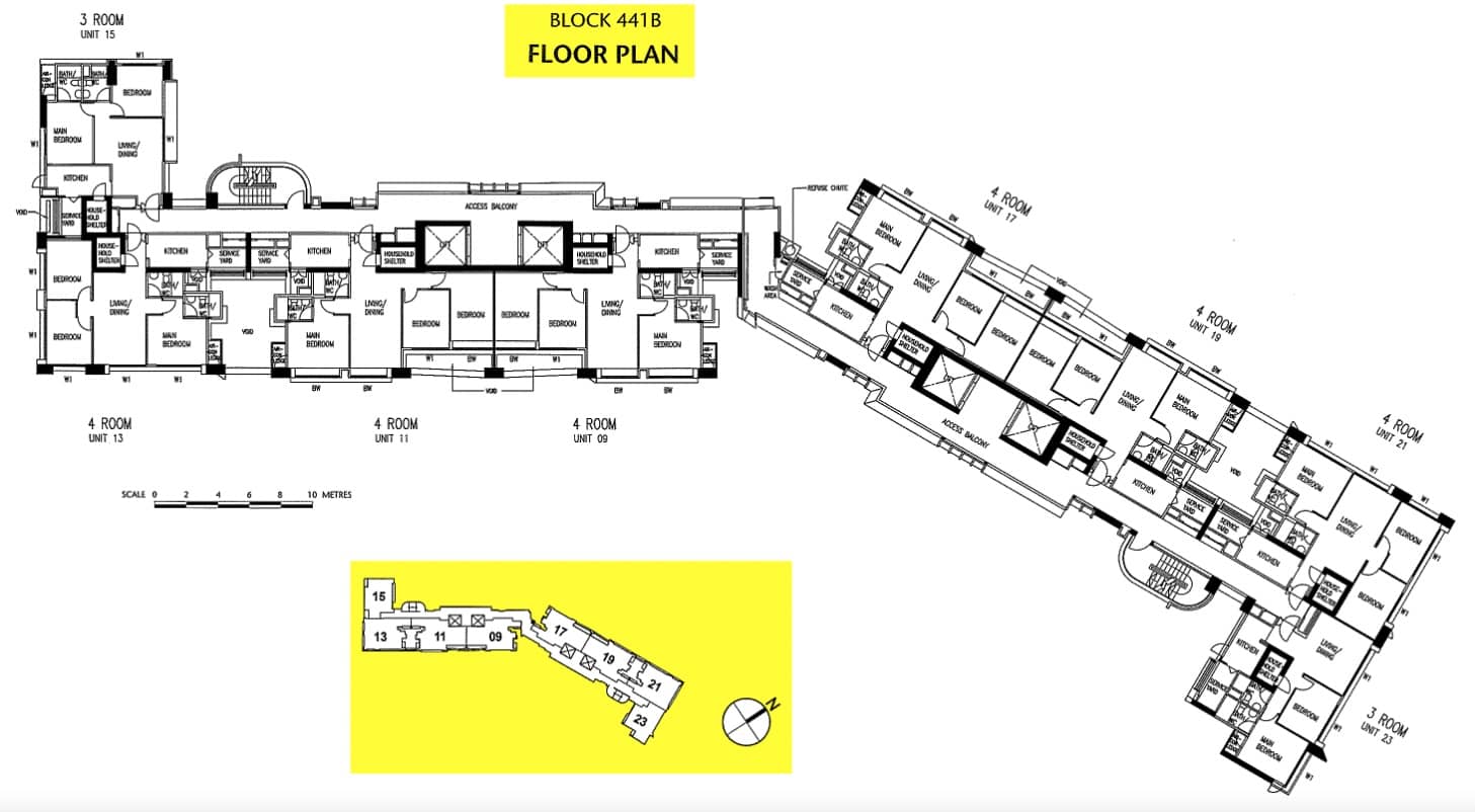 Clementi Towers Layout