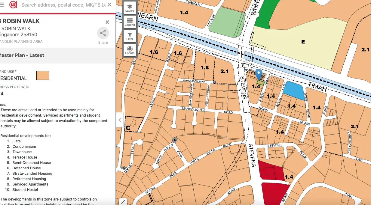 Robin Landed Estate Map