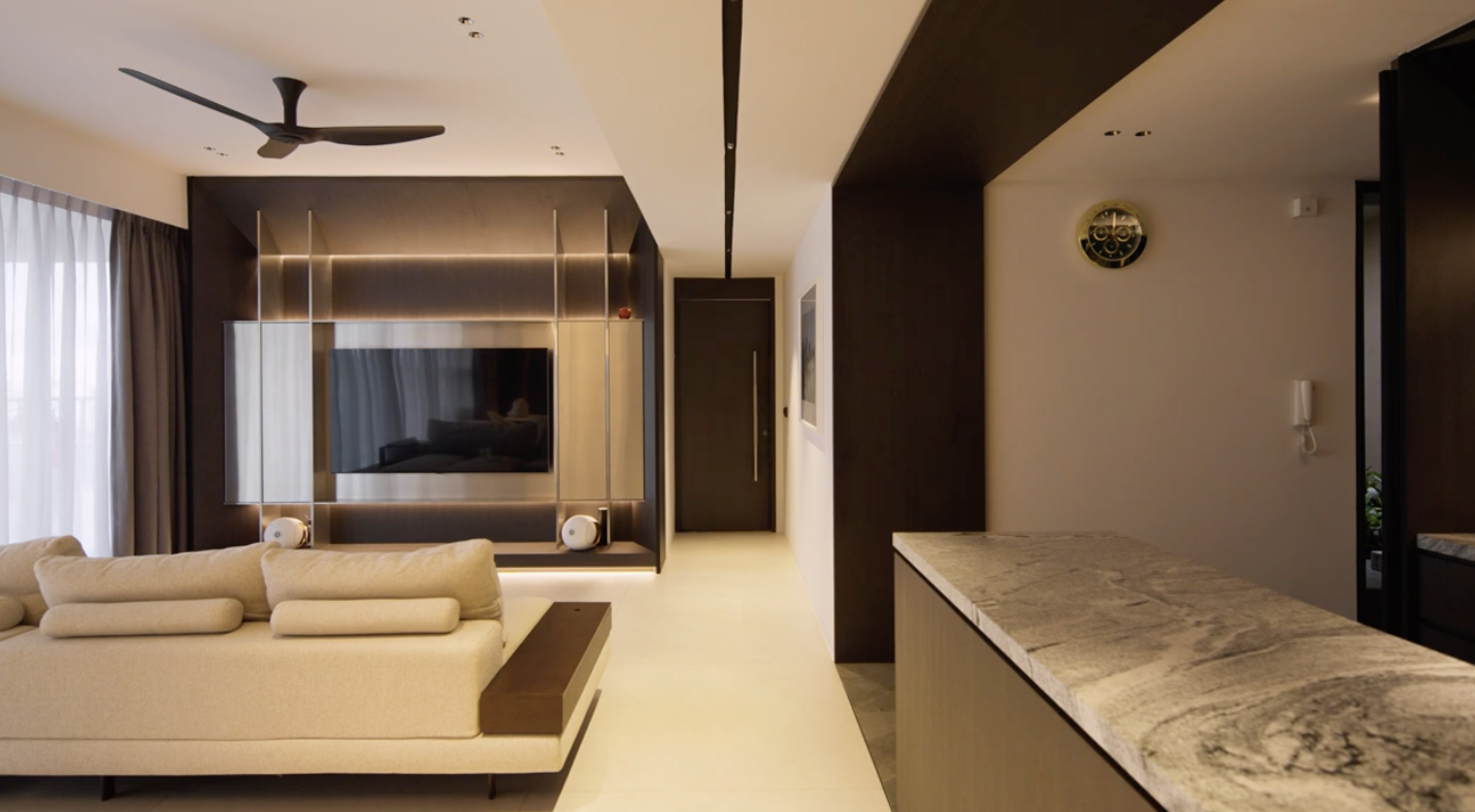 Inside A Refined Apartment With A Hidden Indoor Garden 6