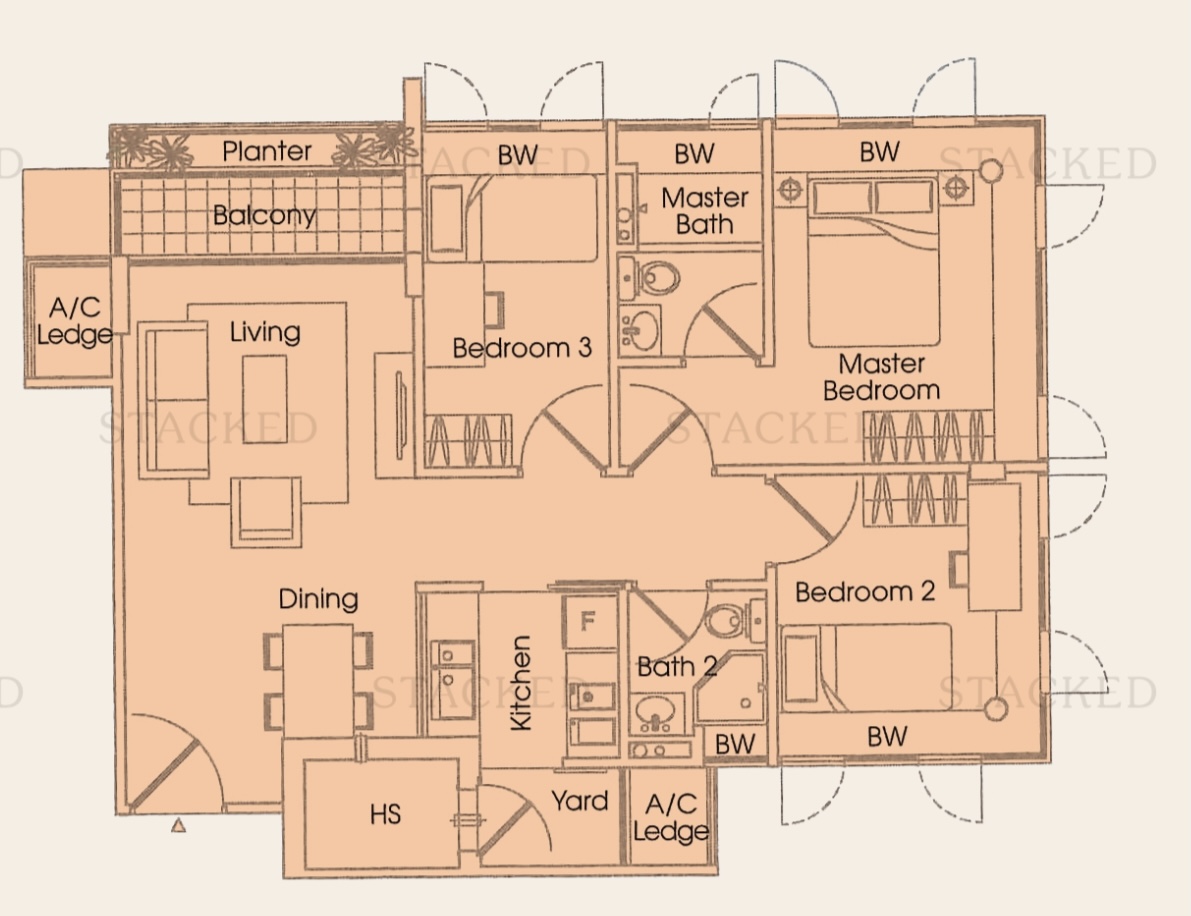 d'chateau @ shelford 3 bedroom