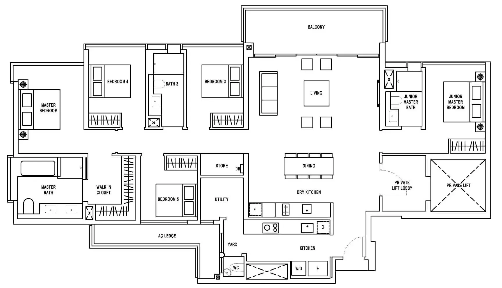 jadescape 5 bedroom floor plan
