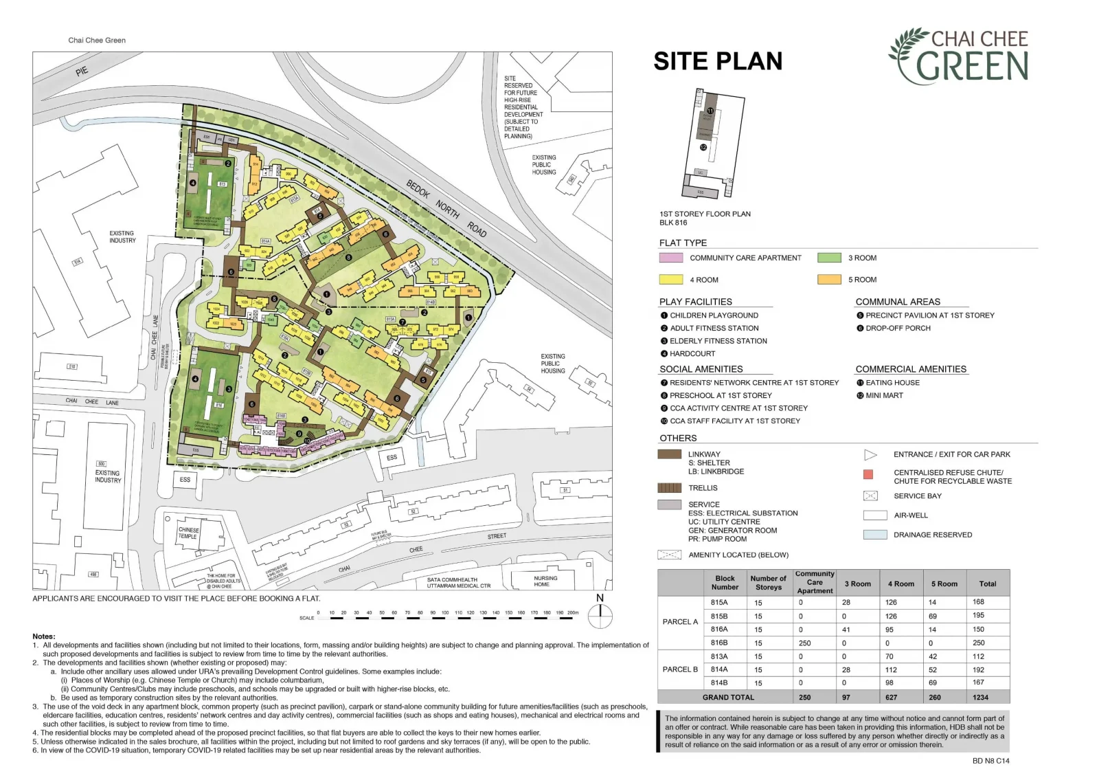 Chai Chee Green Site Plan