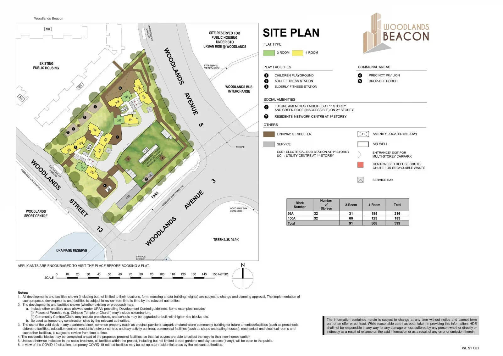 Woodlands Beacon Site Plan