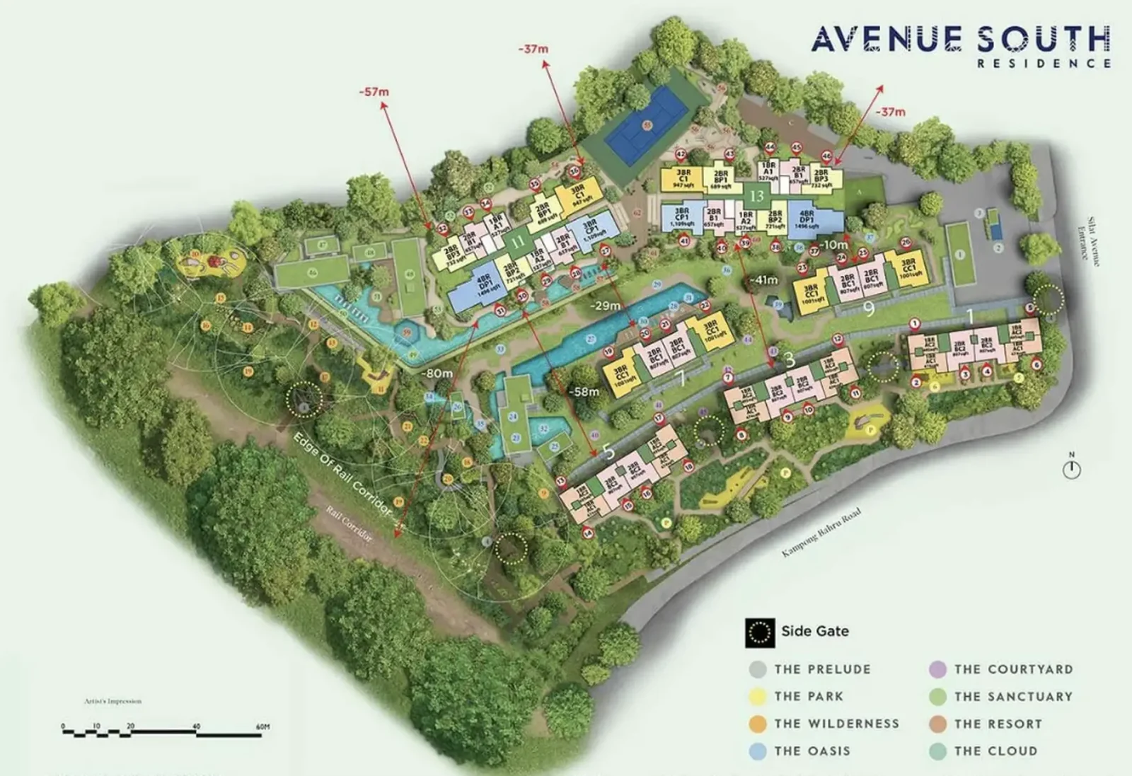 Avenue South Residences Resident Review 1 site plan
