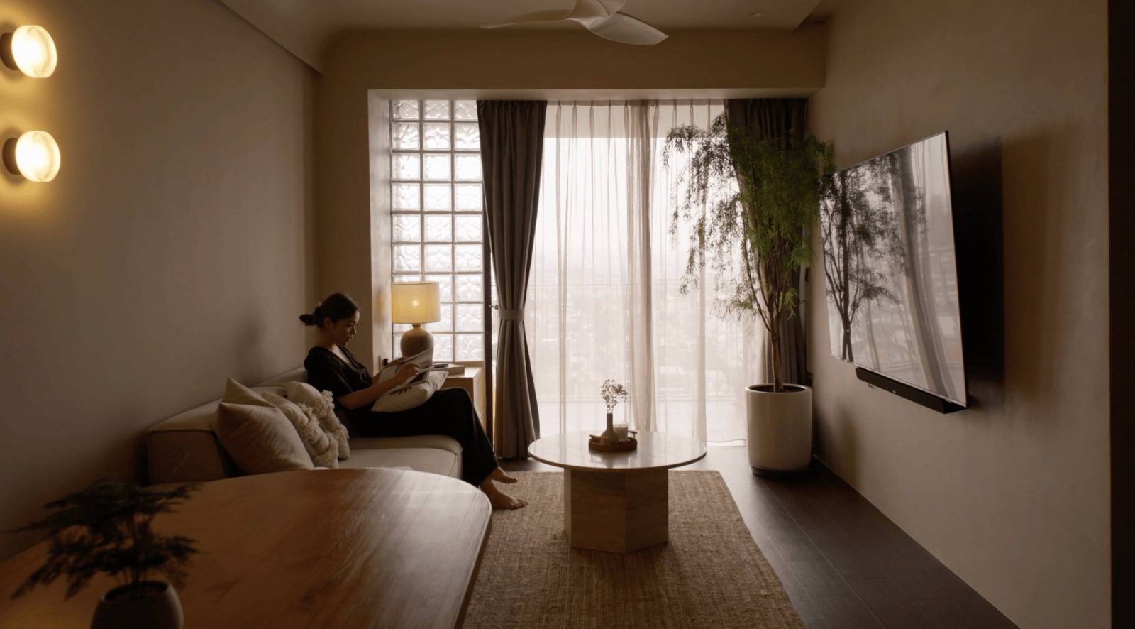Inside A Wabi Sabi Condo Apartment With Bali inspired Home Decor 4